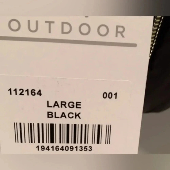 Champion Women’s Puffer Coat Tech Fill Black Size Large New - Picture 8 of 9